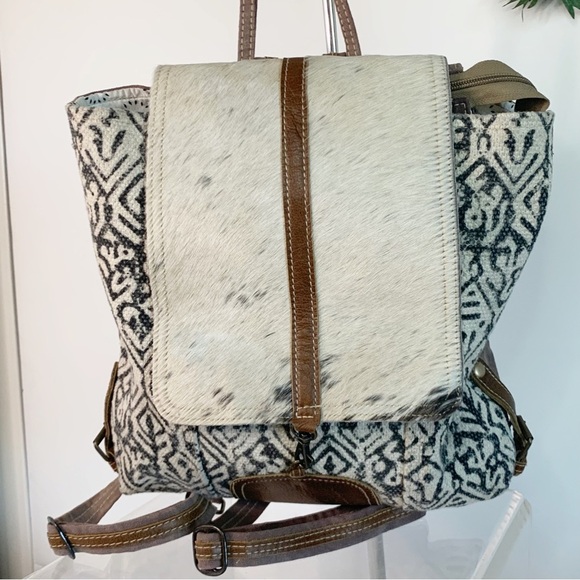 Myra Bag Oriental Cowhide Backpack! - Picture 1 of 5